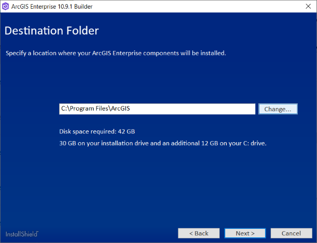 Provide the installation location for ArcGIS Enterprise Builder. Provide the installation location for ArcGIS Enterprise Builder.
